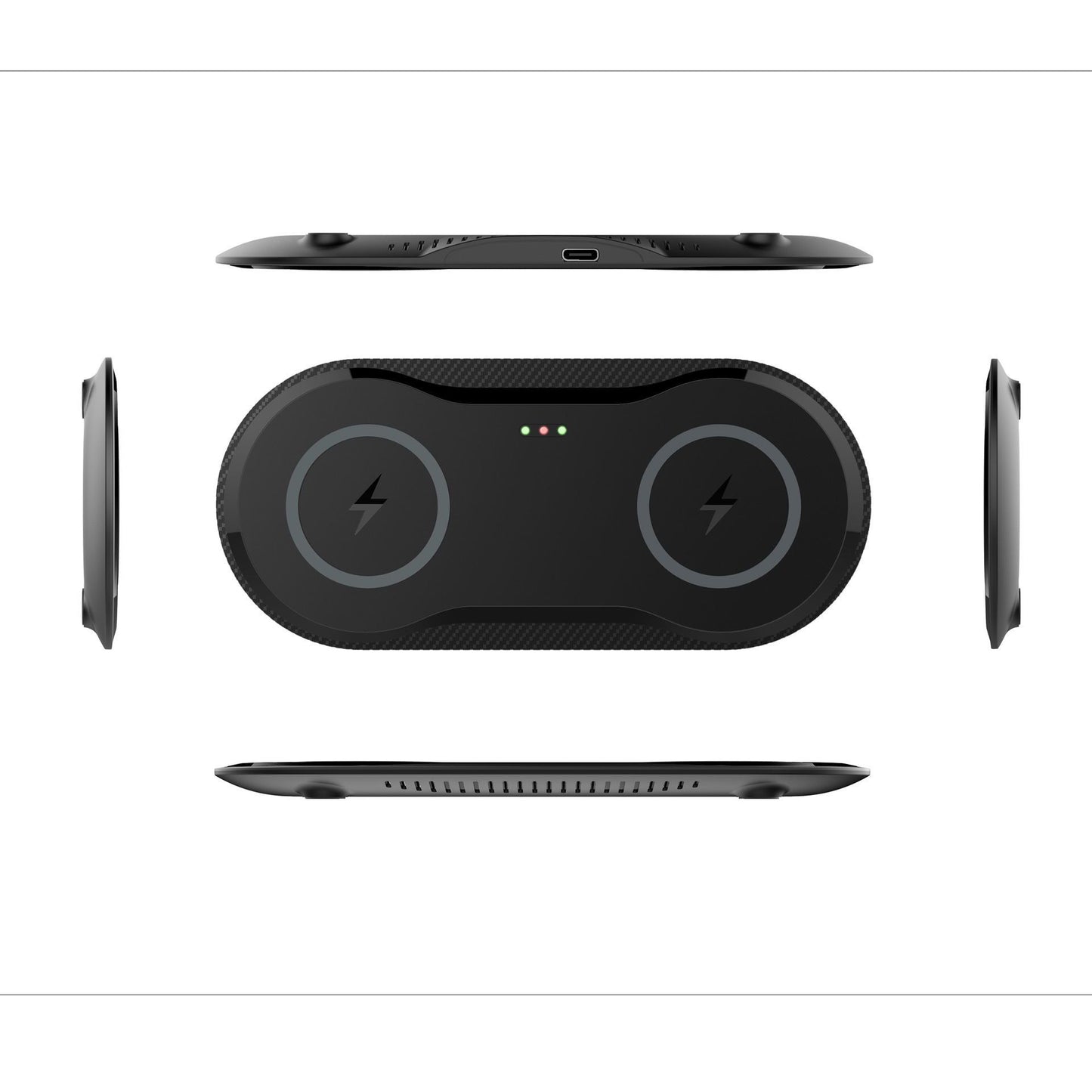 Dual Wireless Charger - Fast Charging Station for 2 Devices