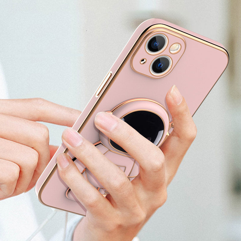 3D Astronaut Phone Case with Stand - Anti-Drop Protection