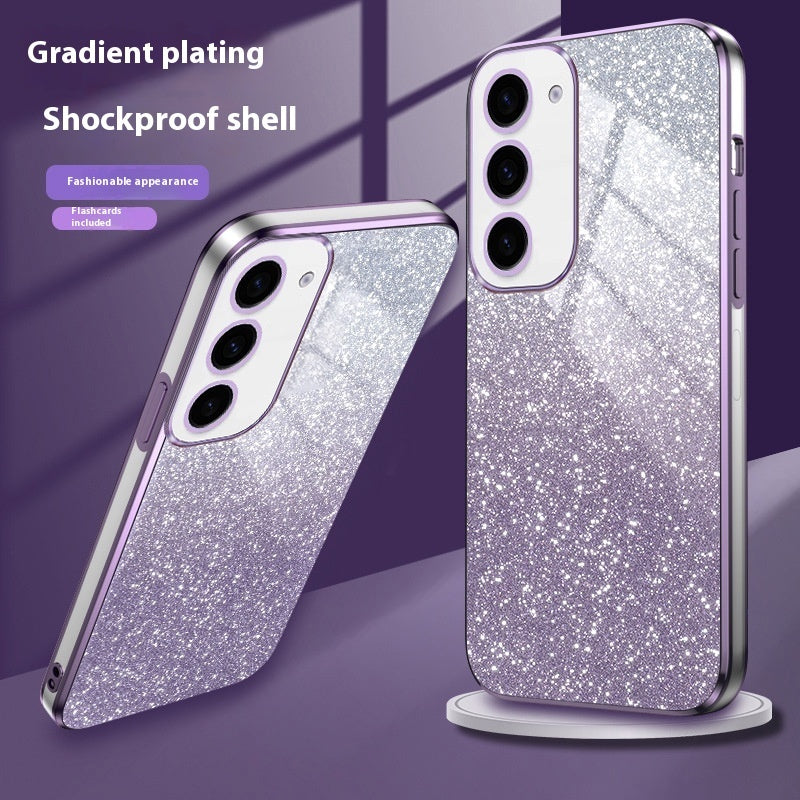 Samsung Gradient Electroplating Case - Premium Shockproof Cover