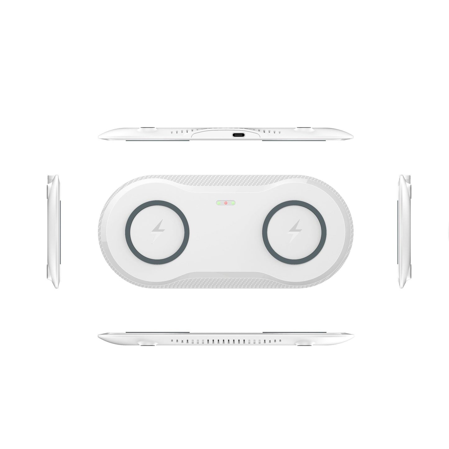 Dual Wireless Charger - Fast Charging Station for 2 Devices