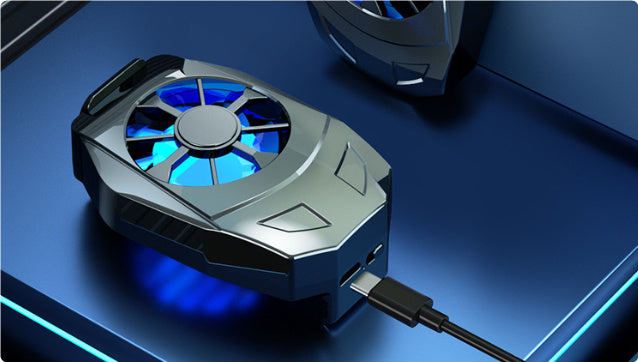 Mobile Gaming Cooler - USB Fan System with Gamepad Holder