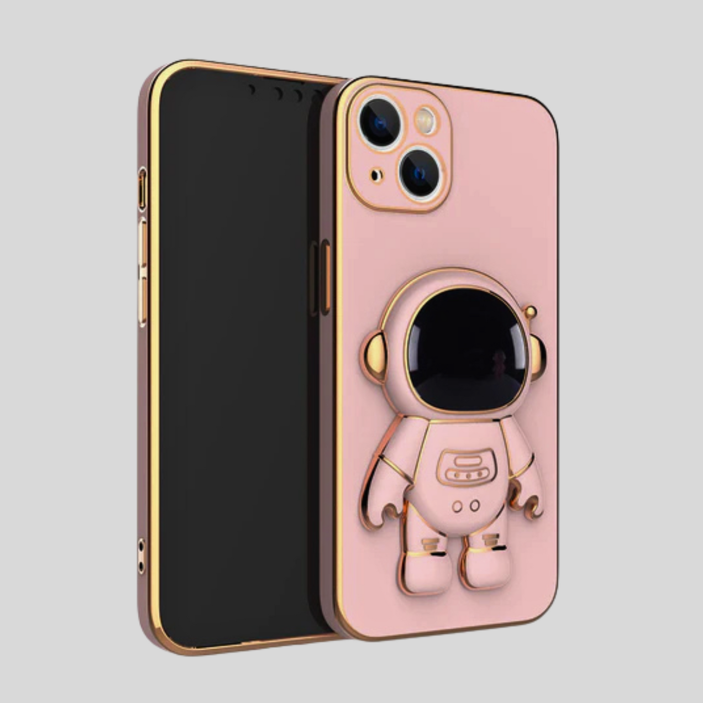 3D Astronaut Phone Case with Stand - Anti-Drop Protection