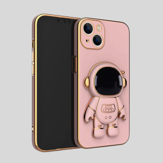 3D Astronaut Phone Case with Stand - Anti-Drop Protection