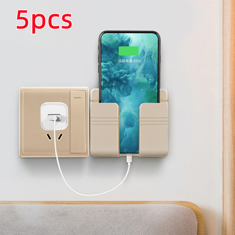 Wall Charging Station - Punch-Free Phone Storage Organizer